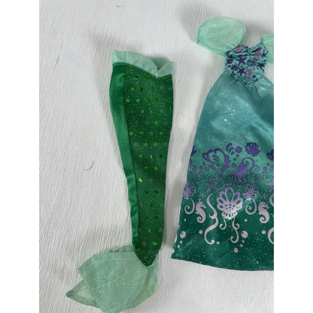 Barbie mermaid dolls Princess Clothes 4 Items Belle‎ Ariel Mattel Classic